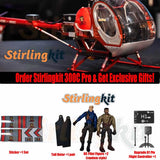 Stirlingkit JCZK 300C PRO 12CH Super Simulation Smart RC Helicopter RTF With GPS One-key Return Hover H1 Pro Flight Control Flybarless, view 2
