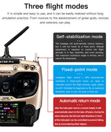 Stirlingkit JCZK 300C PRO 12CH Super Simulation Smart RC Helicopter RTF With GPS One-key Return Hover H1 Pro Flight Control Flybarless, view 5