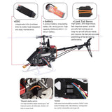 Stirlingkit JCZK 450 2.4G RC DFC Flybarless 3D Aerobatic Helicopter Airplane Electric Aircraft Toy, view 6