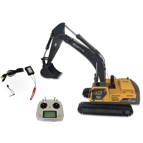 Stirlingkit JDMODEL JDM-106 Electric RC Hydraulic Heavy Excavator Construction Navvy Model 1/14 V2