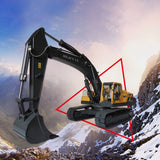 Stirlingkit JDMODEL JDM-106 Electric RC Hydraulic Heavy Excavator Construction Navvy Model 1/14 V2, view 4