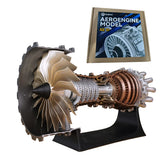 Stirlingkit Jet Aircraft Turbofan Engine Kits STEM Plastic Hobby 1/20 Scale Model, view 2