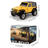 Stirlingkit JIABAILE 3601 Mini 4WD RC Rock Crawler Full Proportional Realistic MICRO RC Offroad Car, view 5