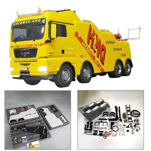 Stirlingkit JXmodel  Four-axis Recovery Crane Removal for 1/14 Tamiya Tractor Truck (KIT)