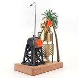 Stirlingkit KACIO FD-6 Mini Vertical Model Steam Engine with Boiler Generator Set, view 5