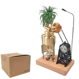 Stirlingkit KACIO FD-6 Mini Vertical Model Steam Engine with Boiler Generator Set, view 6