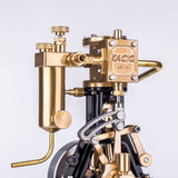 Stirlingkit KACIO LS1-14 Inline Single Cylinder Reciprocating Steam Engine Piston Engines Model for 60cm+ Boat Ship (without Boiler), view 4