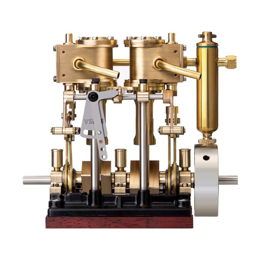 Stirlingkit KACIO LS2-13S Two Cylinder Reciprocating Steam Engine Model for 80-120CM Steamship