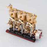 Stirlingkit KACIO LS3-13S Three Cylinder Triple Steam Engine Model for 80-120CM Steamship, view 3