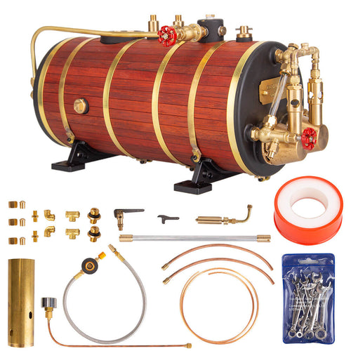 Stirlingkit KACIO WS100XL Horizontal Steam Boiler Premium Version for 1000mL Model Ship