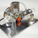 Stirlingkit L-shape Single Cylinder Stirling Engine Model with Night Light, view 4