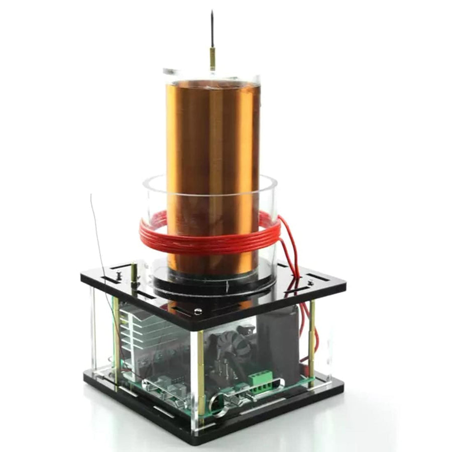 Stirlingkit Large Solid State Musical Tesla Coil with Voltage Converter 220V to 110V - US Plug