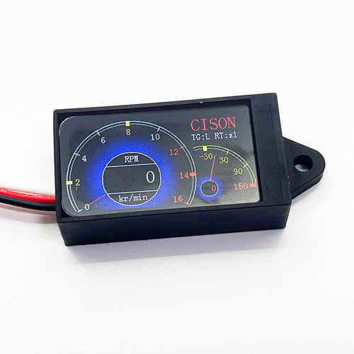 Stirlingkit LCD Tachometer RPM Gauge Meter for CISON V8 Small Block V8 L4 Engine Model