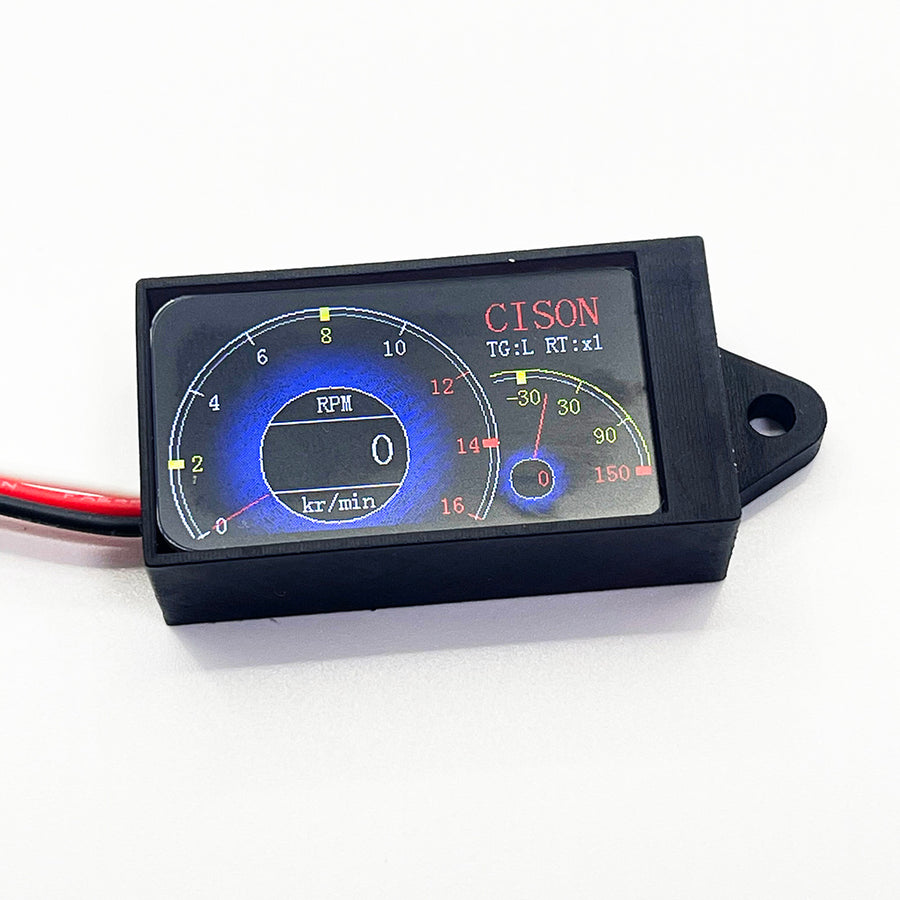 Stirlingkit LCD Tachometer RPM Gauge Meter for CISON V8 Small Block V8 L4 Engine Model