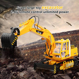 Stirlingkit LCF 1/16 2.4GHz 16CH Multifunctional Excavator Grab RC Construction Vehicle Model with Smoke Effect, view 2