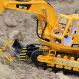 Stirlingkit LCF 1/16 2.4GHz 16CH Multifunctional Excavator Grab RC Construction Vehicle Model with Smoke Effect, view 5