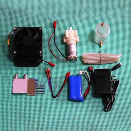 Stirlingkit Level 15 Methanol Engine Gas Powered Model Car Water-cooled Cooling Accessories Kit (Only Water Cooling Accessories, No engine)