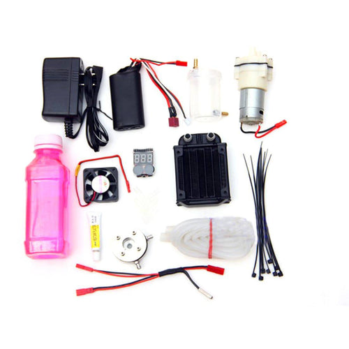 Stirlingkit Level 18 Methanol Engine Gas Powered Model Car Water-cooled Cooling Accessories Kit (Only Water Cooling Accessories, No engine)