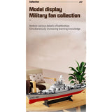Stirlingkit LHD-881 RC Boat 1/390 2.4G RC Electric High-Frequency Twin-Engine Battleship Model, view 4