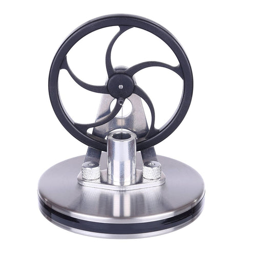 Stirlingkit Low Temperature Difference Stirling Engine Black Magnetic Coffee Stirling Toy Gift Decor Collection