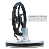 Stirlingkit Low Temperature Difference Stirling Engine Black Magnetic Coffee Stirling Toy Gift Decor Collection, view 5