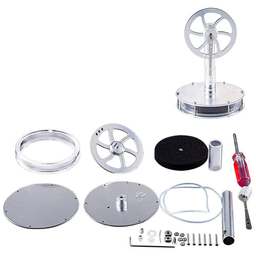 Stirlingkit Low Temperature Stirling Engine Kit Motor Steam Heat Education Model Toy DIY Magnetic Connection Type