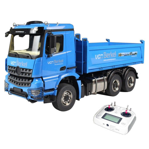 Stirlingkit LXY RC 1/14 RC Hydraulic 6x6 Dump Truck Engineering Model 3-speed Gearbox