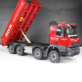 Stirlingkit LXY RC 1/14 RC Truck Hydraulic 8×8 Dump Transport Truck with 3-speed Gear Box, view 2