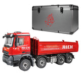 Stirlingkit LXY RC 1/14 RC Truck Hydraulic 8×8 Dump Transport Truck with 3-speed Gear Box, view 5