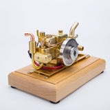 Stirlingkit M12 Mini OHV Pushrod Gasoline Model Engine with Impeller Water Pump P70, view 3