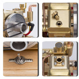 Stirlingkit M12 Mini OHV Pushrod Gasoline Model Engine with Impeller Water Pump P70, view 5