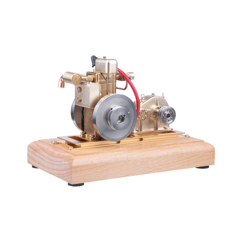 Stirlingkit M12B-P 1.6cc Single Cylinder 4 Stroke Gasoline Watercooled Engine Model with Gear Reducer