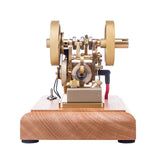 Stirlingkit M14 1.9cc Mini Atkinson Cycle Differential Opposed Piston 4 Stroke Gas ICE Engine, view 2