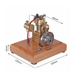 Stirlingkit M16 1.6cc Mini Vertical 4 Stroke Gasoline Engine Model Air-cooled Cooling Structure, view 3