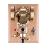Stirlingkit M17B Four Stroke Throttle Governed Micro Horizontal Evaporation Watercooled Metal Gasoline 1.6CC ICE Engine Model, view 2