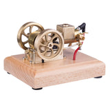 Stirlingkit M17B Four Stroke Throttle Governed Micro Horizontal Evaporation Watercooled Metal Gasoline 1.6CC ICE Engine Model, view 3