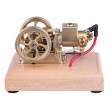 Stirlingkit M17B Four Stroke Throttle Governed Micro Horizontal Evaporation Watercooled Metal Gasoline 1.6CC ICE Engine Model, view 6