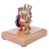 Stirlingkit M19 1.6cc SAM Hit and Miss Vertical 4 Stroke Mini Gasoline ICE Engine with Flyball Governor, view 2