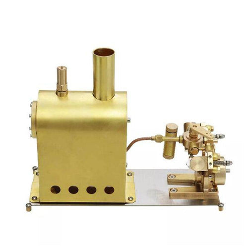 Stirlingkit M2C Mini Steam Boiler with Twin Cylinder Marine Steam Engine Stirling Engine Model