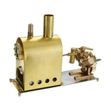 Stirlingkit M2C Mini Steam Boiler with Twin Cylinder Marine Steam Engine Stirling Engine Model, view 2