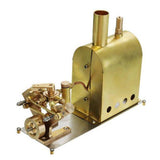 Stirlingkit M2C Mini Steam Boiler with Twin Cylinder Marine Steam Engine Stirling Engine Model, view 3