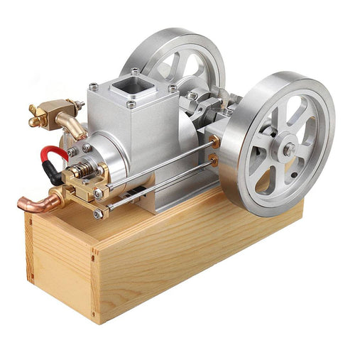 Stirlingkit M93 Upgrade Horizontal Hit and Miss Engine With Speed Governor Gasoline Water Cooled ICE Engine