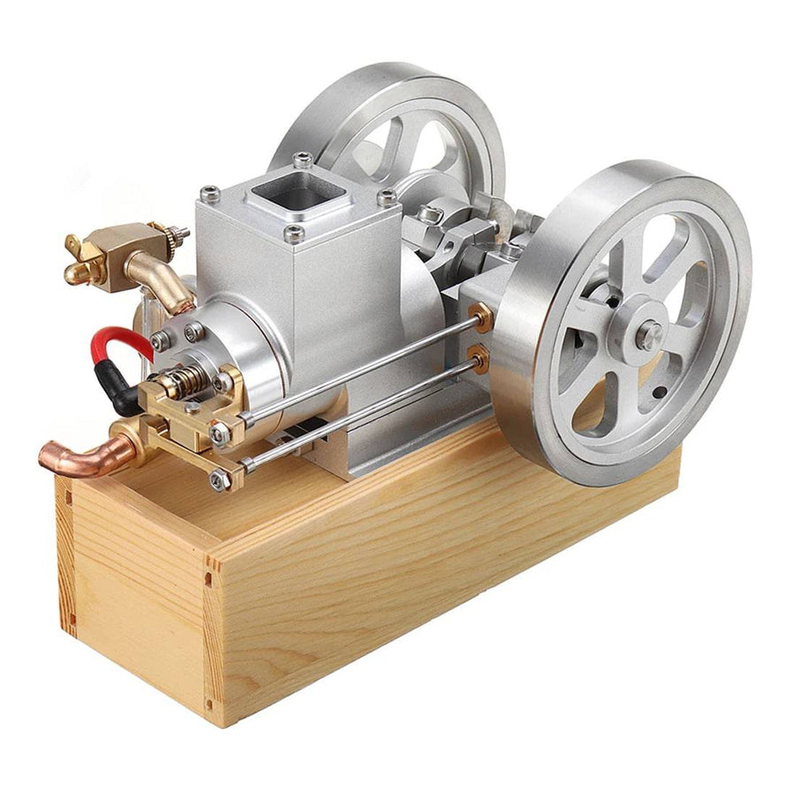 Stirlingkit M93 Upgrade Horizontal Hit and Miss Engine With Speed Governor Gasoline Water Cooled ICE Engine