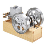 Stirlingkit M93 Upgrade Horizontal Hit and Miss Engine With Speed Governor Gasoline Water Cooled ICE Engine, view 4