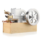 Stirlingkit M93 Upgrade Horizontal Hit and Miss Engine With Speed Governor Gasoline Water Cooled ICE Engine, view 5