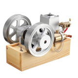 Stirlingkit M93 Upgrade Horizontal Hit and Miss Engine With Speed Governor Gasoline Water Cooled ICE Engine, view 6