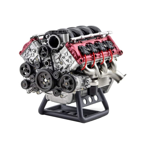 Stirlingkit MAD RC DIY V8 Engine Model Kit for Capra VS4-10 Pro - Build Your Own V8 Engine That Works