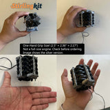 Stirlingkit MAD RC Simulated V8 Engine KIT that Works Original Color Unpainted Version, view 3