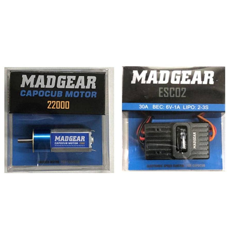 Stirlingkit MADGEAR CAPOCUB Customized 22000 motor & 30A ESC KIT for CAPO CUB1 1:18 RC car