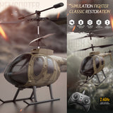 Stirlingkit MD500 Little Bird 2.4G 4CH 6-axis Gyroscope Simulation Kids RC Helicopter Model - RTF Version, view 5